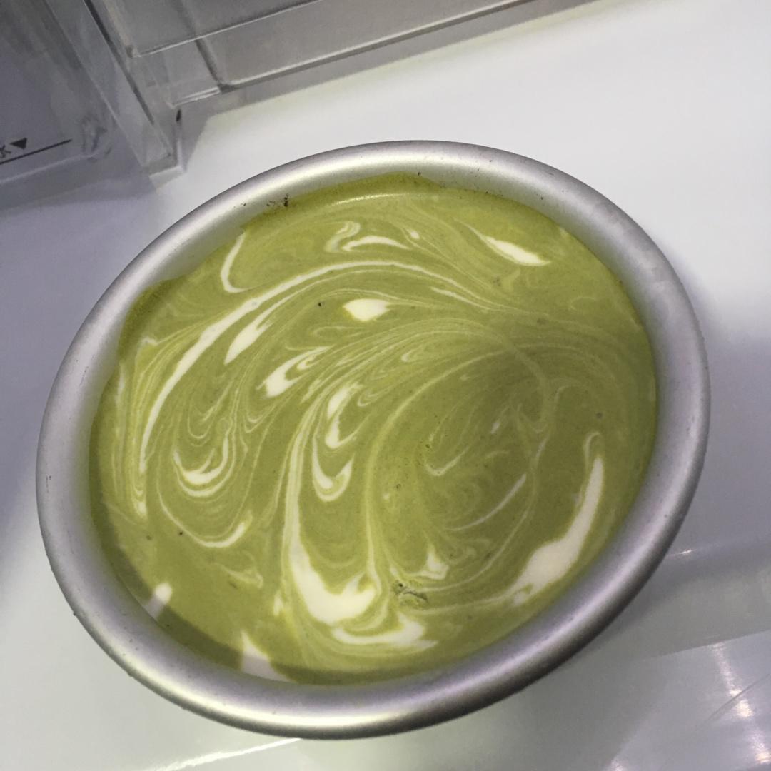 无需烤箱❗️零失败❗️抹茶大理石慕斯❗️入口即化