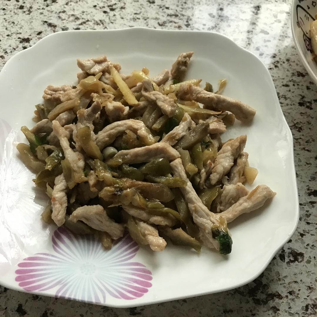 榨菜肉丝