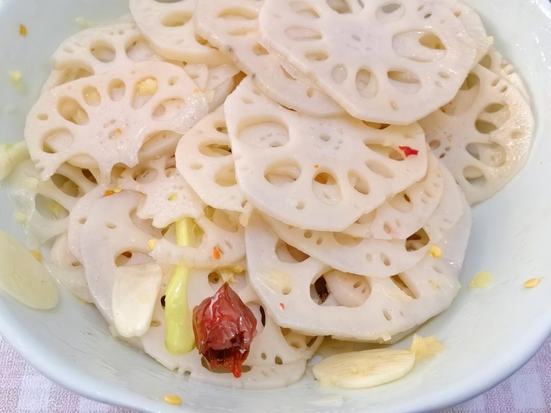 家常凉菜--炝拌藕片