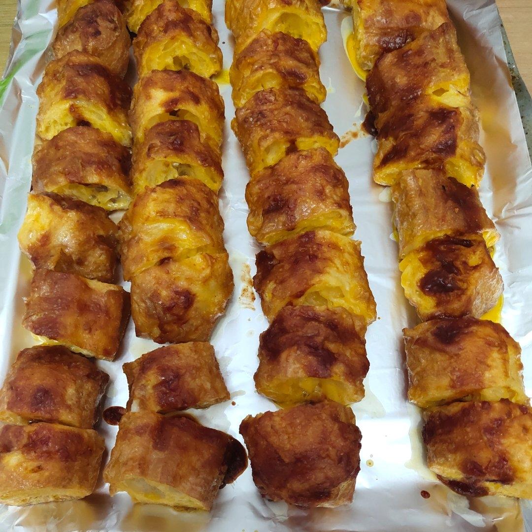 油条新吃法_香烤油条