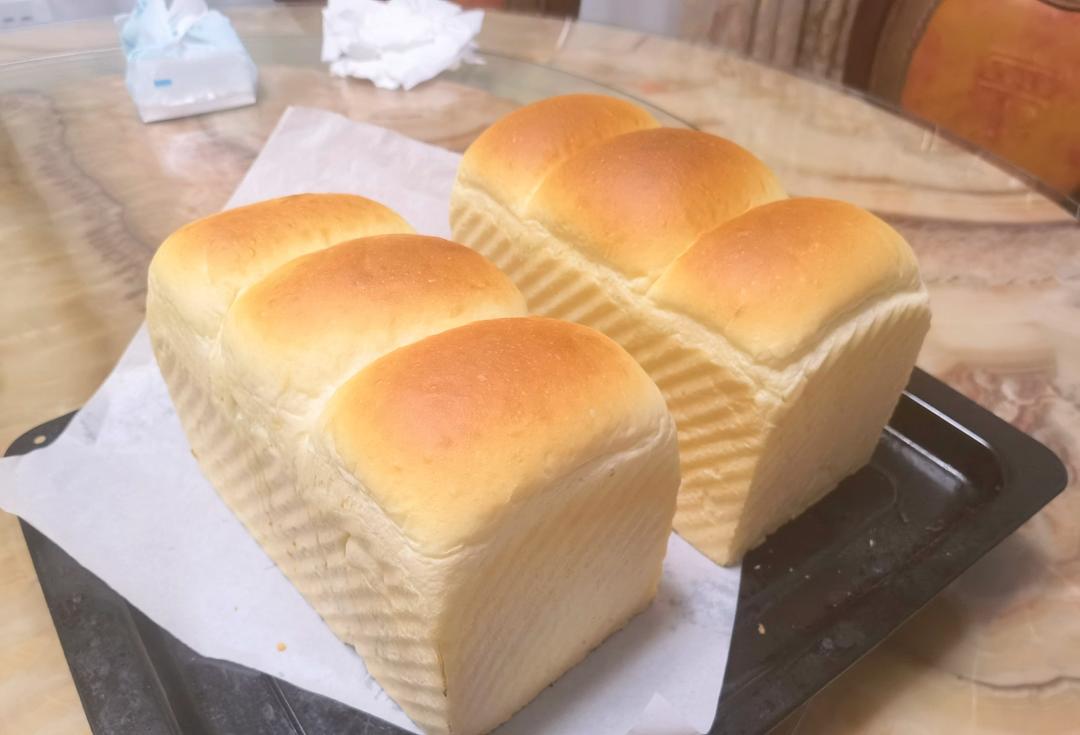 夺命软吐司(๑´ڡ`๑)超软拉丝极速方便的一次发酵吐司