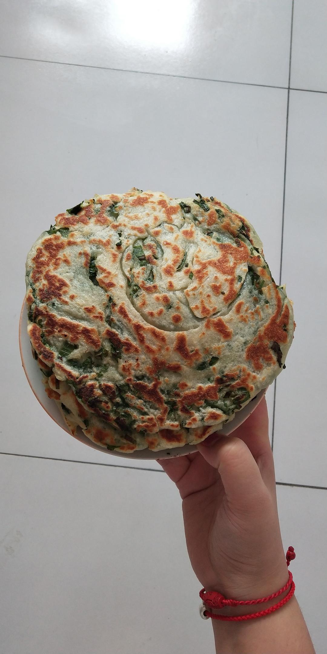 烫面葱油饼（家常简单版）