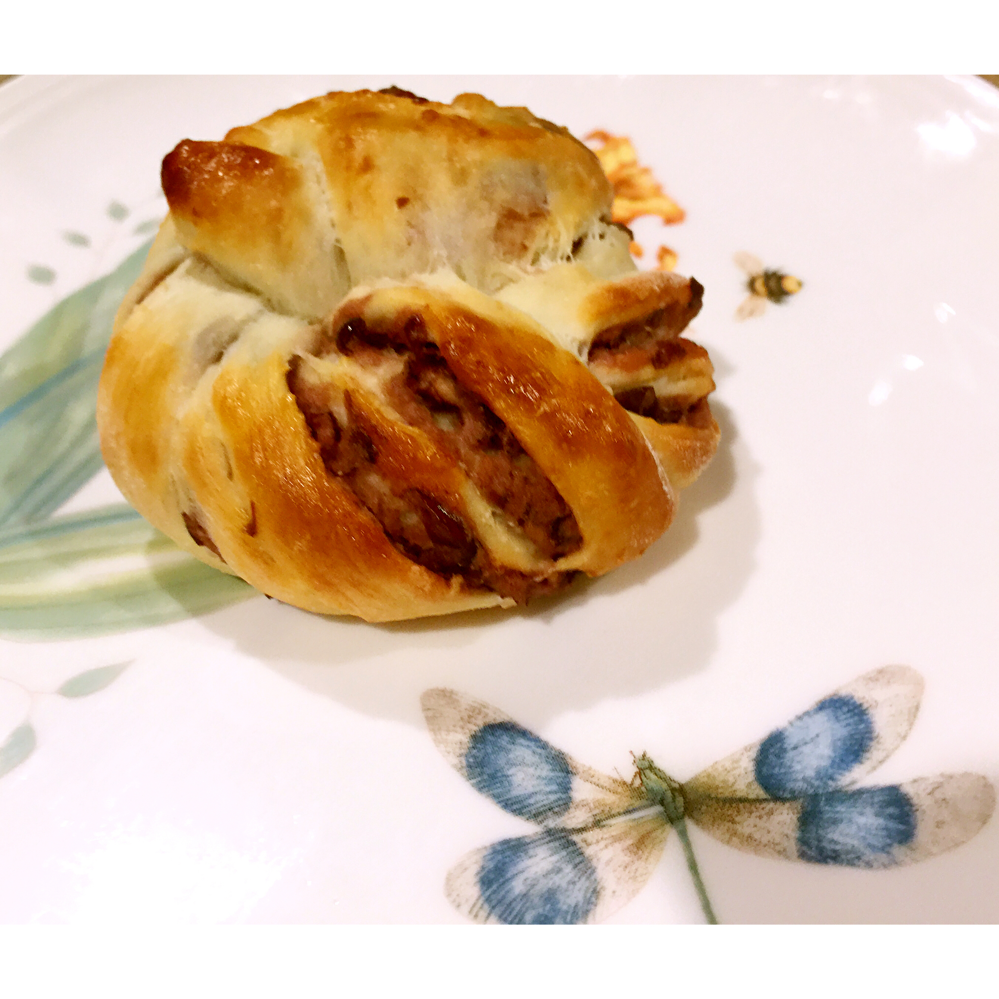 豆沙卷面包