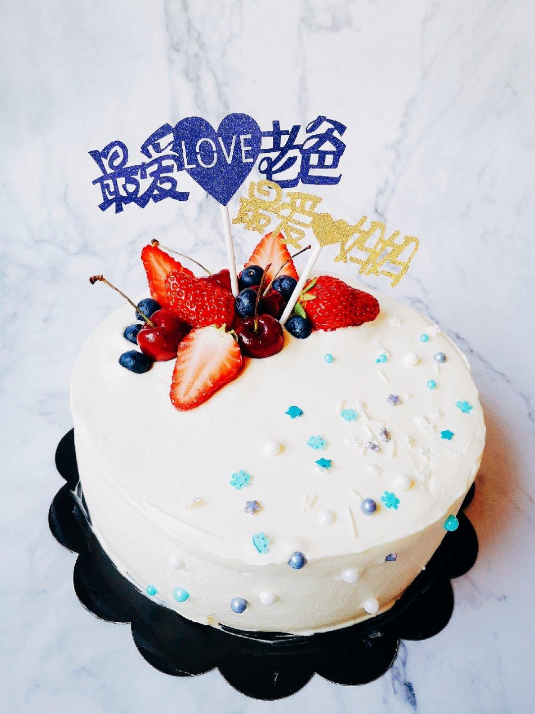 《Tinrry+》草莓奶油蛋糕（8寸配方）