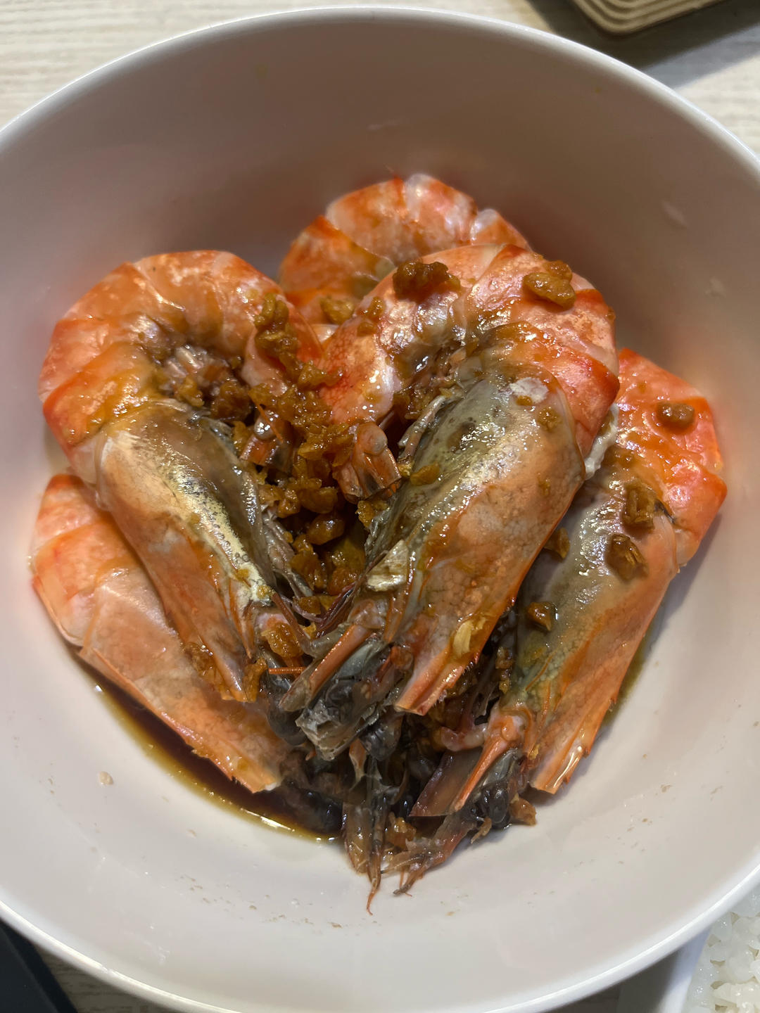 白灼黑虎虾