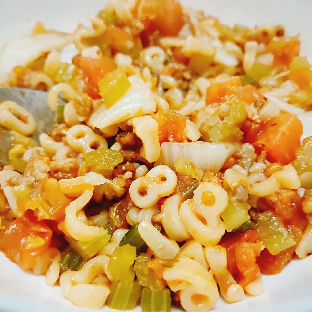 番茄肉酱意大利面