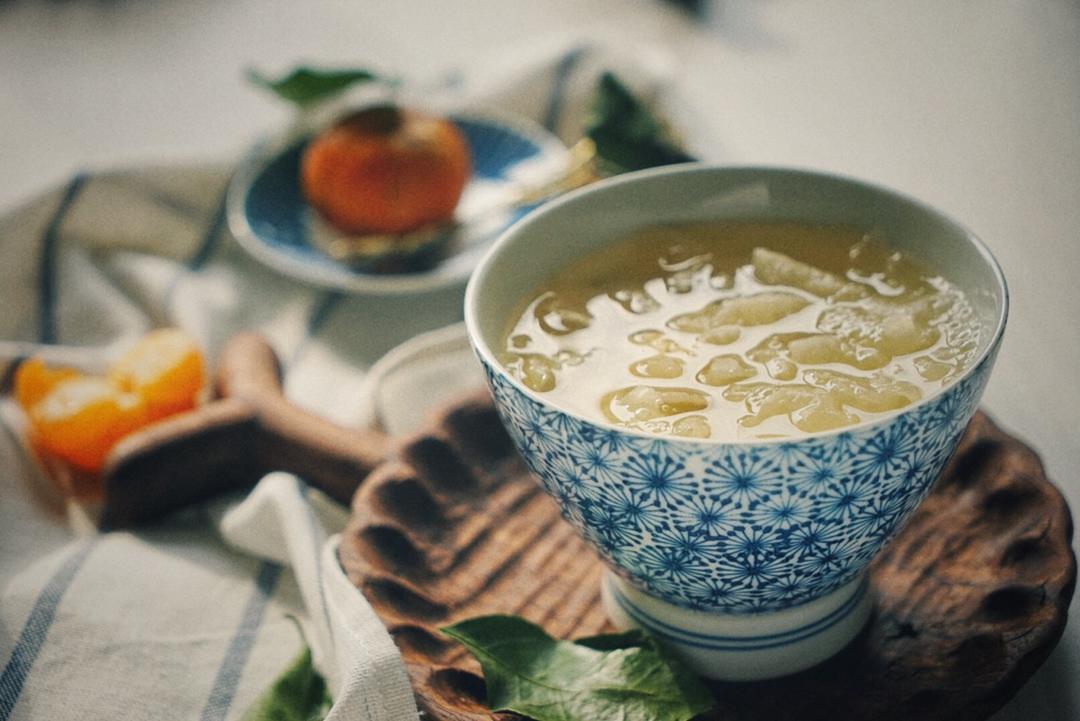 红豆皂角米甜汤