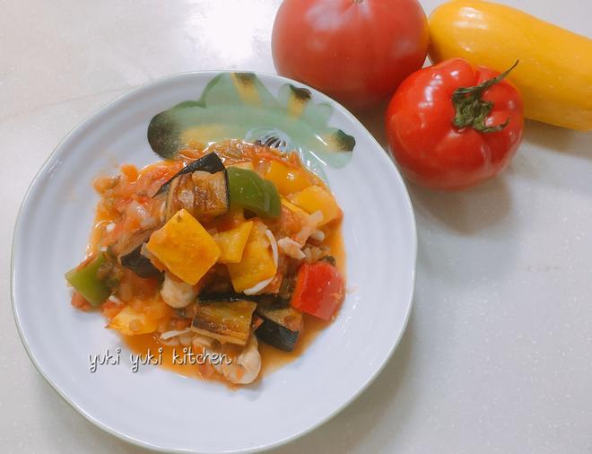 健康控油版：蕃茄酱拌茄子和什锦蔬菜(Caponata)的做法