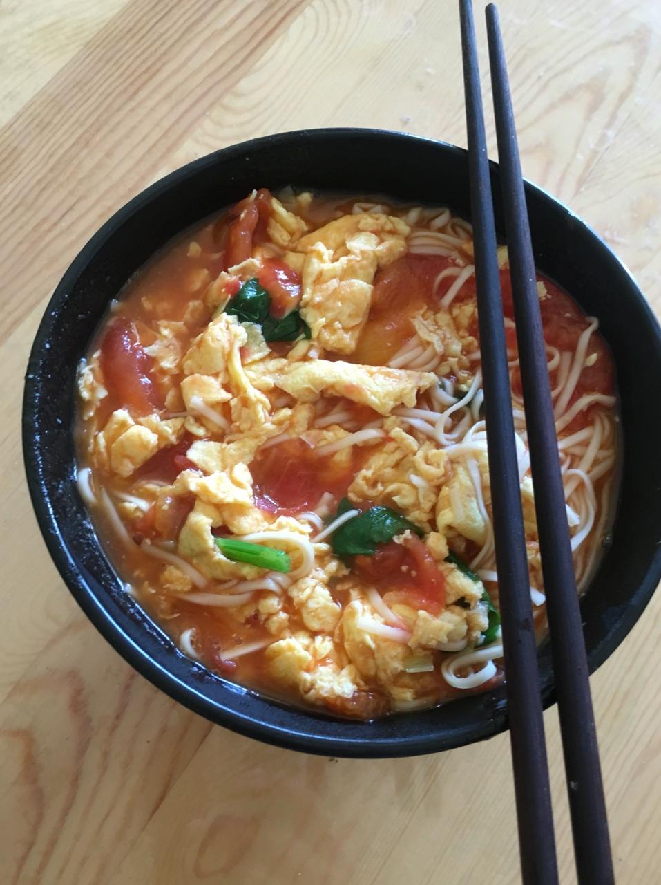 超级入味好吃的番茄鸡蛋面