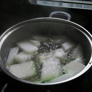 潮州菜脯冬瓜牛肉丸汤的做法 步骤3