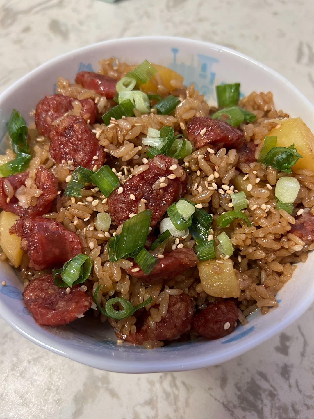 腊肠煲仔饭（电饭锅版）