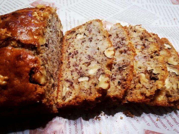 星巴克香蕉核桃蛋糕（Banana loaf）