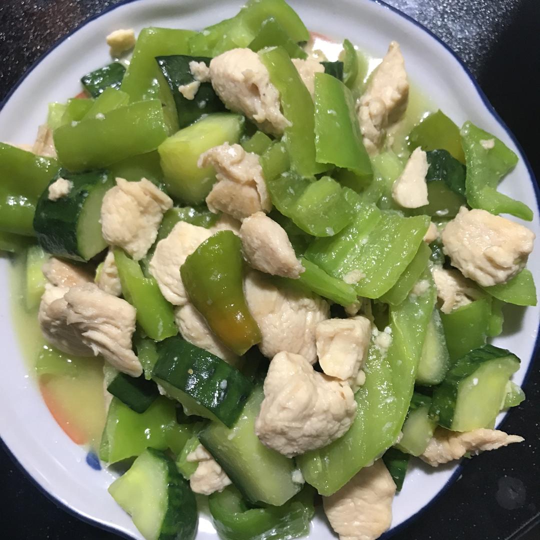 黄瓜鸡丁