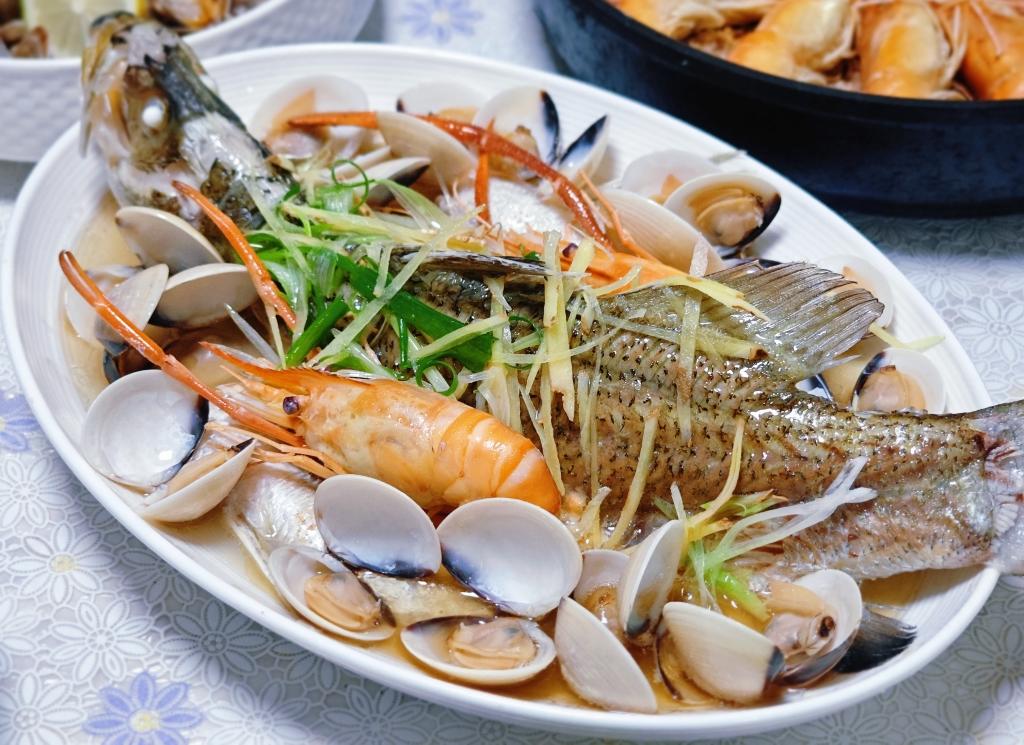 油盐清蒸鱼（顺德做法）