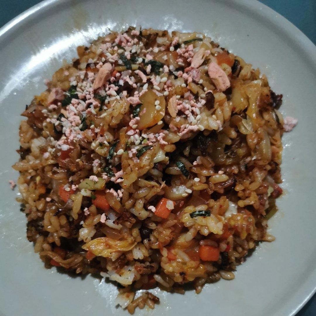 升级版辣白菜炒饭😭姜食堂同款🌟泡菜饭开出了p.o 斯密达