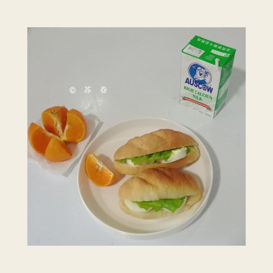 Subway三明治长面包(无油版5分钟揉面)