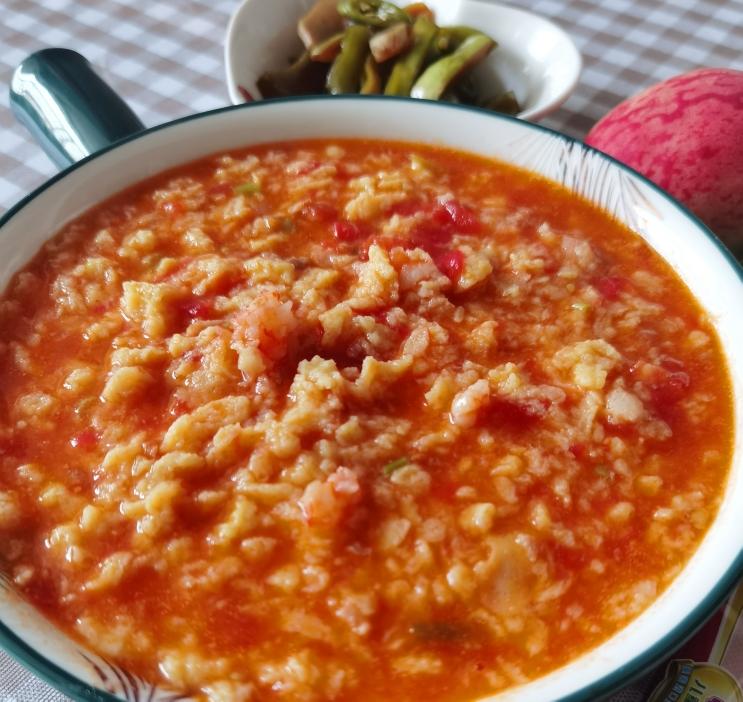 看不到鸡蛋的                  鸡蛋三鲜疙瘩汤