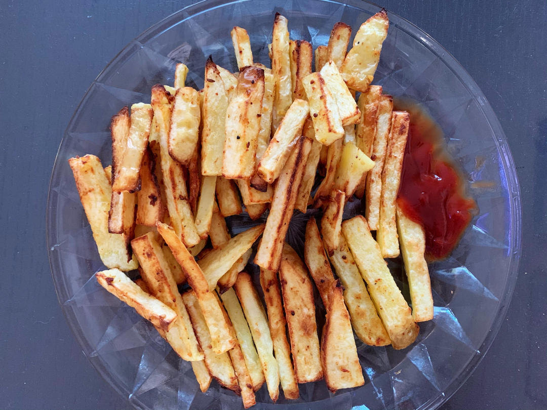 空气炸锅薯条&不用速冻版&超快手 现做现吃