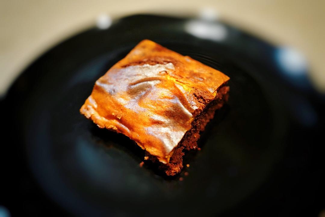 南瓜芝士布朗尼