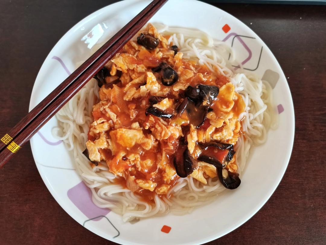 西红柿鸡蛋打卤面