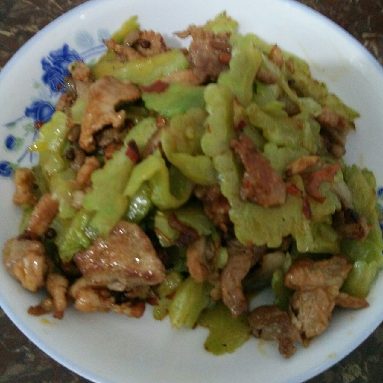 苦瓜炒肉