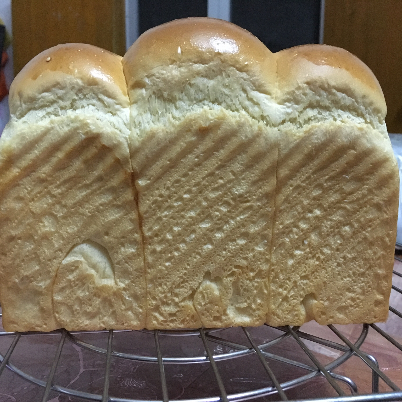 夺命软吐司(๑´ڡ`๑)超软拉丝极速方便的一次发酵吐司