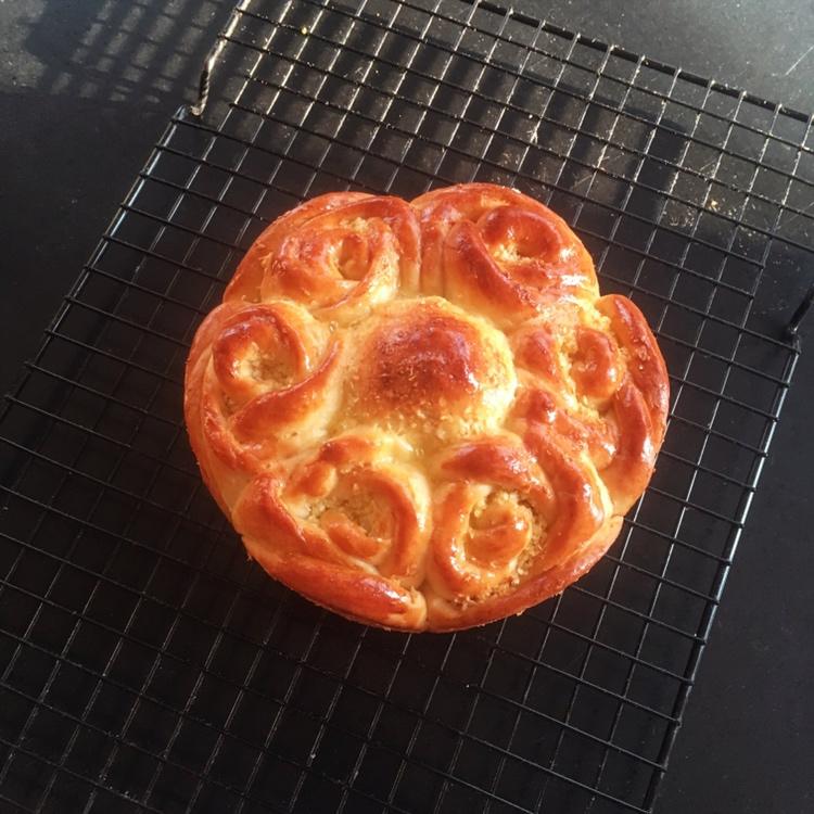 玫瑰花面包