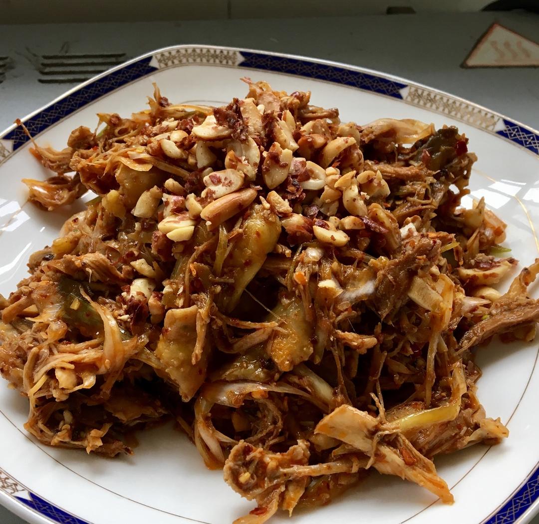 减脂健身｜凉拌手撕鸡丝（香辣&麻油版）