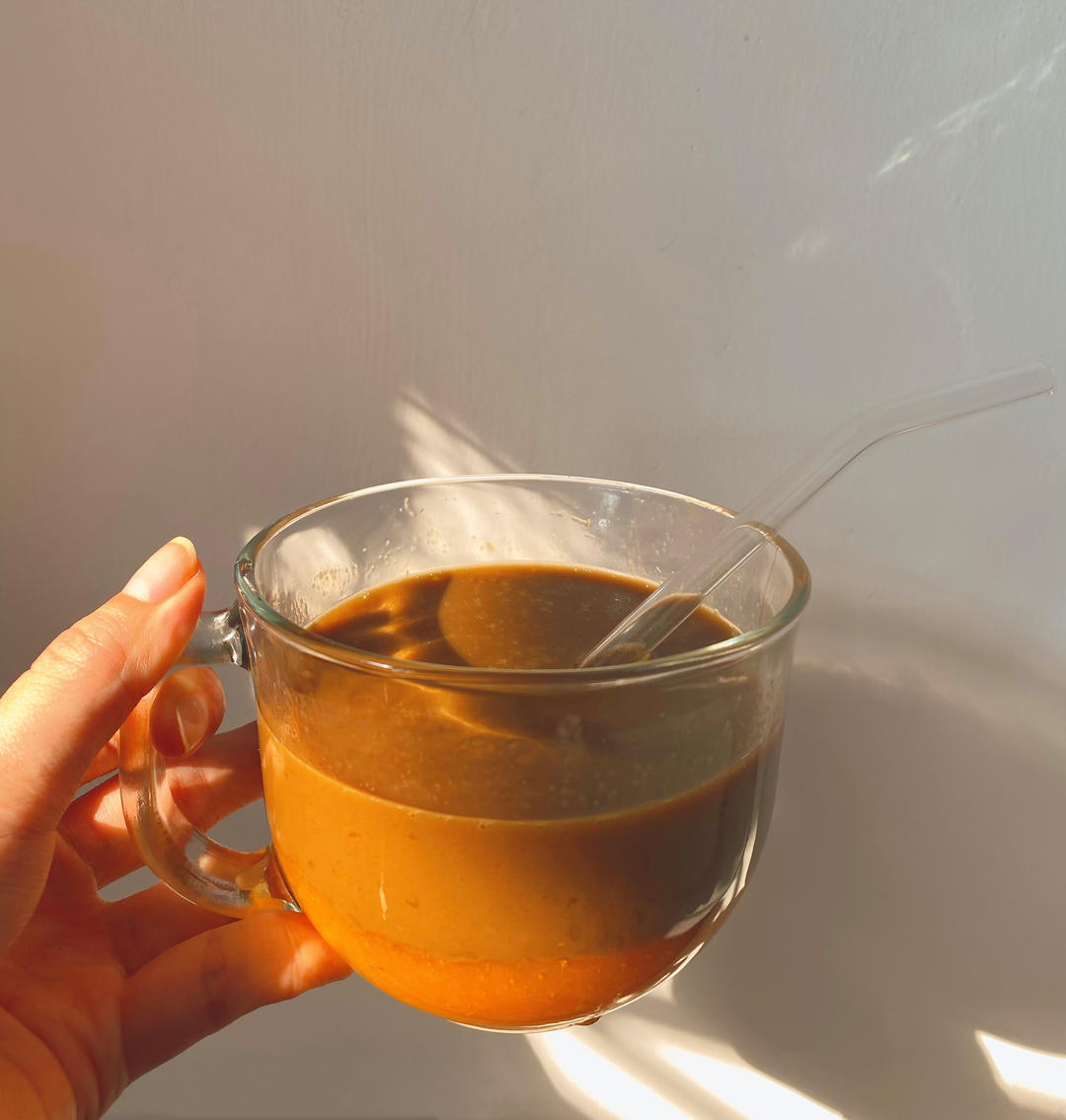 冬季限定热饮☕️柿子桂花热拿铁🍁喝完好事会发生