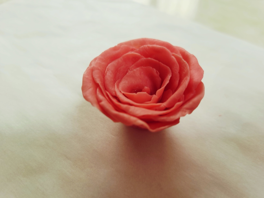 巧克力玫瑰花(不用模具不用翻糖，超级简单)的做法 步骤10