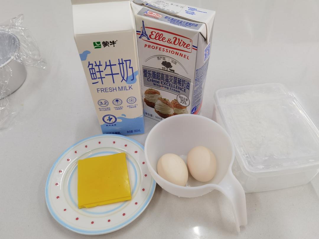 纯奶手撕吐司的做法 步骤1