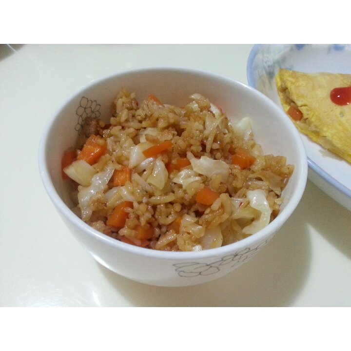 酱油素炒饭
