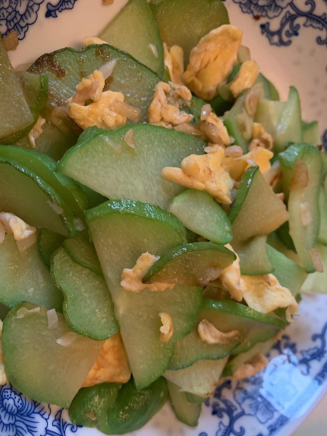 家常素菜佛手瓜炒鸡蛋🥚