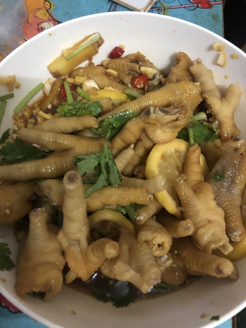 【柠檬酸辣鸡爪】自制超级无敌美味的网红鸡爪