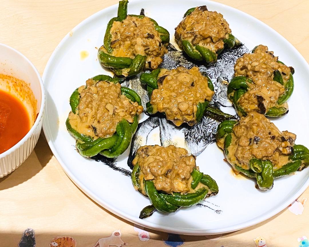 豆角酿肉