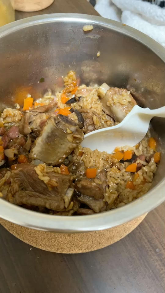 电饭锅排骨煲仔饭（焖饭）
