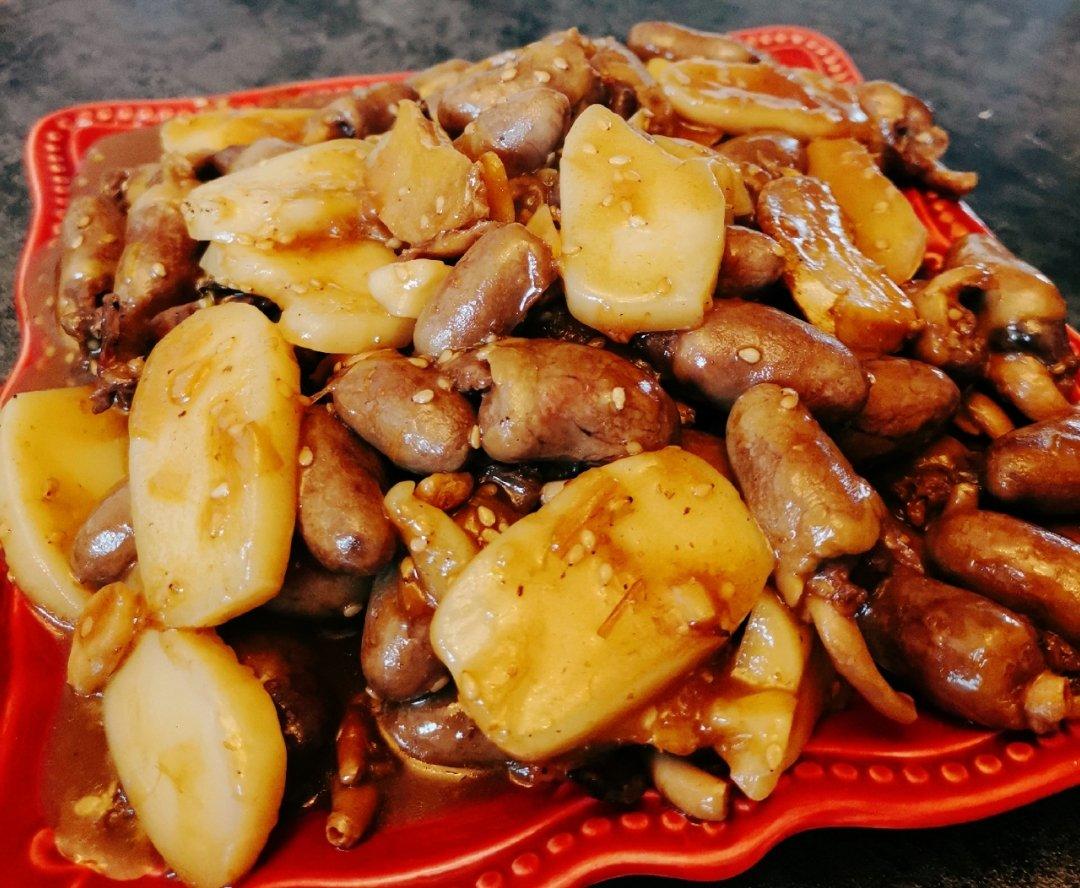 孜然鸡心