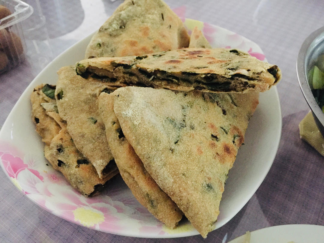 叠无油饼子😂～单味荞麦面