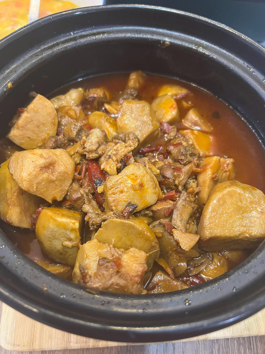 跟妈妈偷学的芋儿鸡，老公说可以去开店了