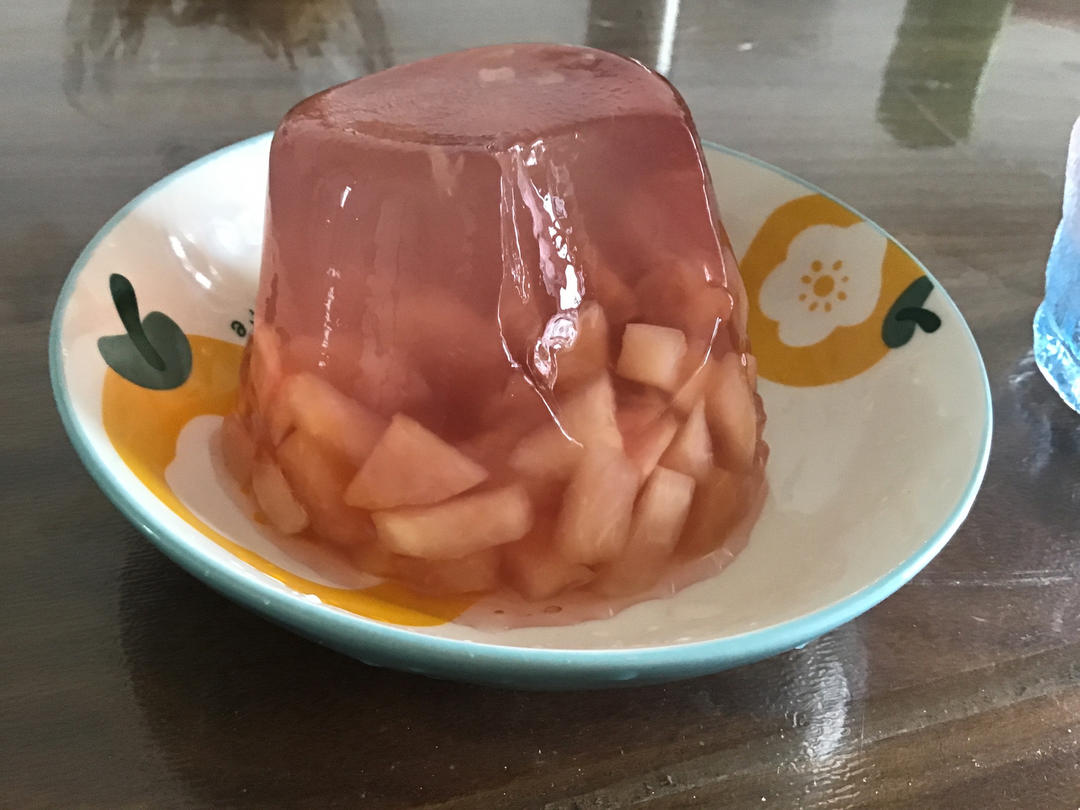 水蜜桃果冻【蜜桃冰粉】