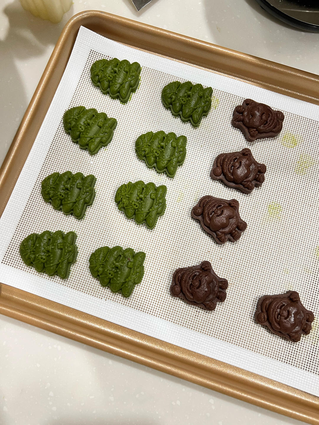 超萌的圣诞节饼干｜氛围感拉满｜操作简单快速｜一次成功