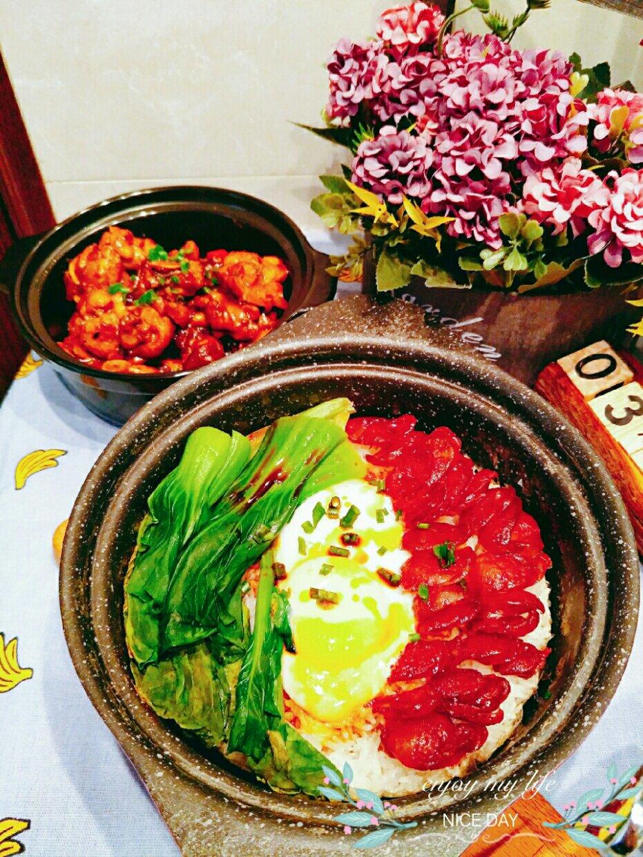 香肠煲仔饭