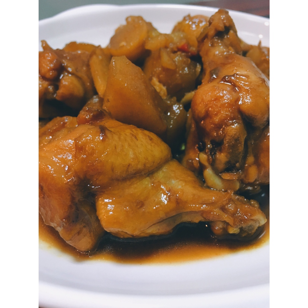 红烧土豆炖鸡腿