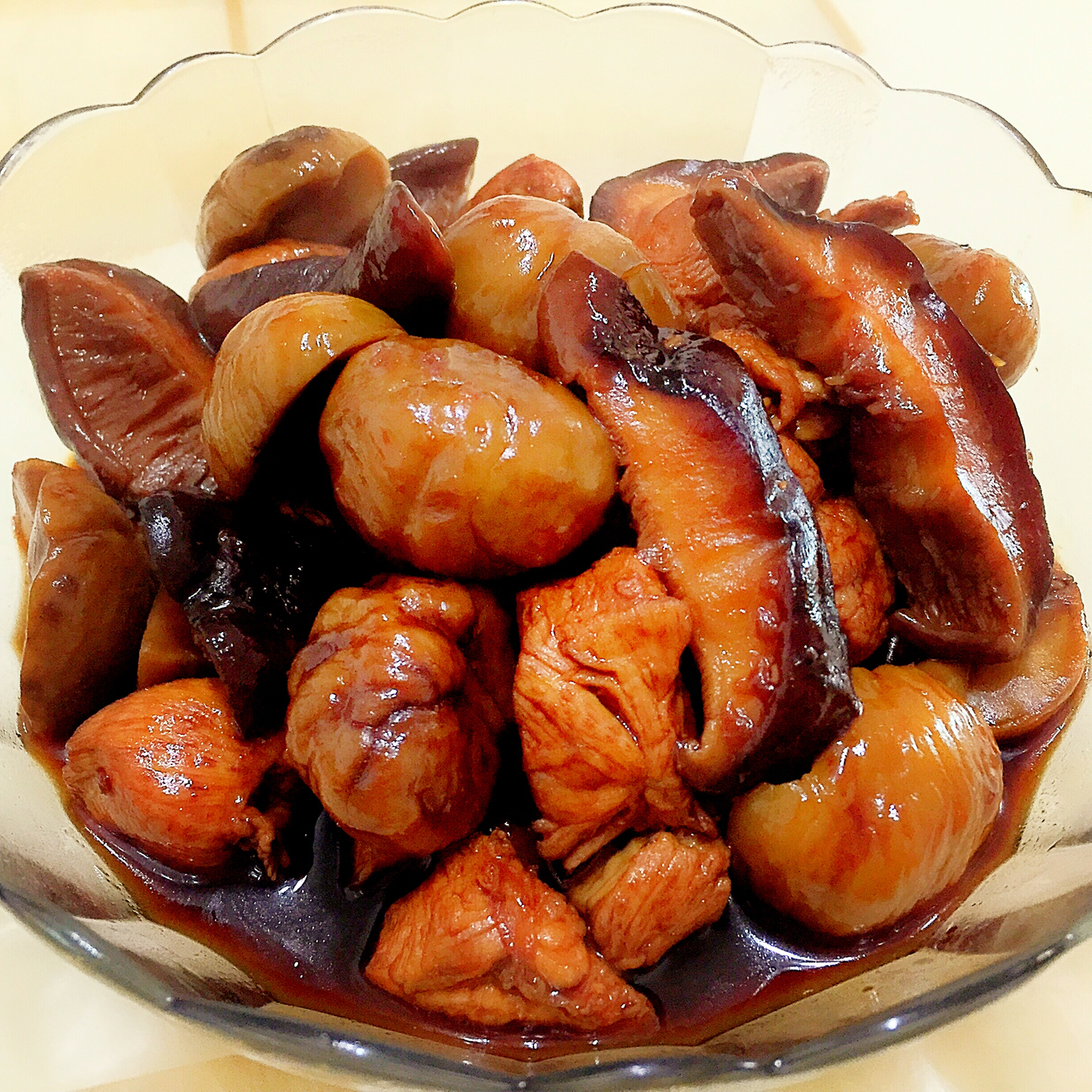 板栗香菇烧鸡