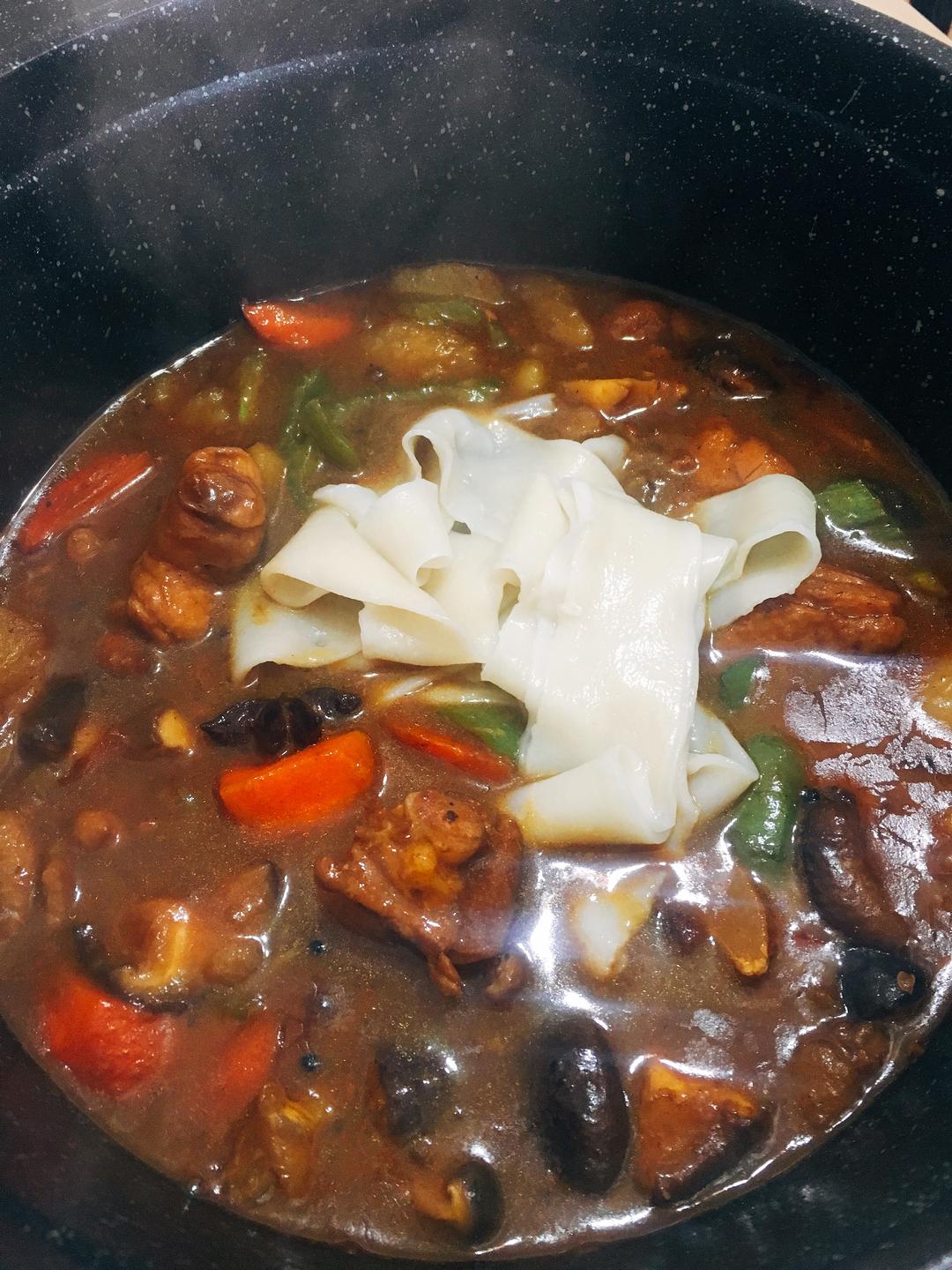 甜辣香料味大盘鸡的做法