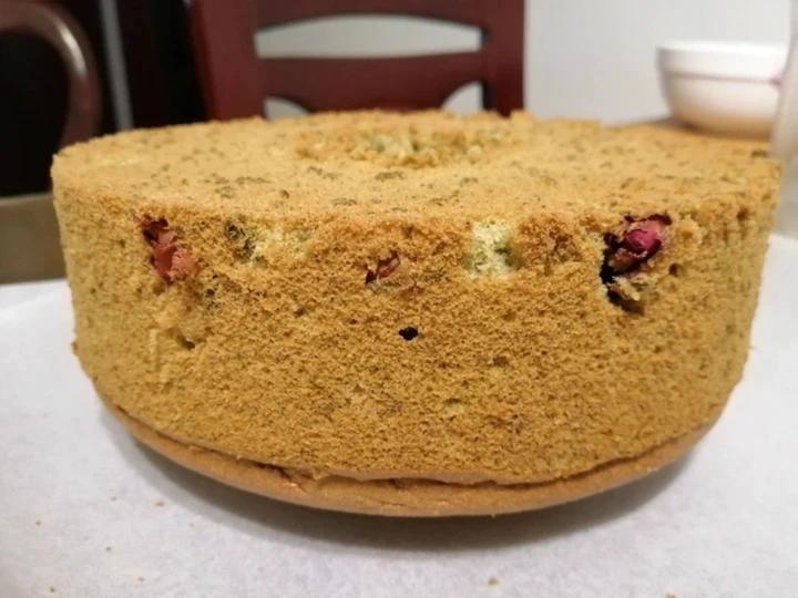 超高颜值的抹茶戚风蛋糕