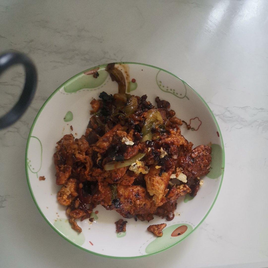 生菜炒鸡蛋很下饭🌶️