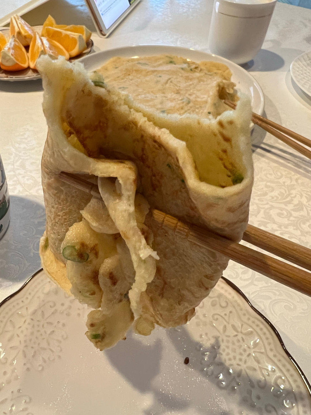 简单快手蔬菜鸡蛋煎饼