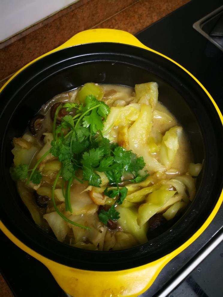 包心芥菜煲的做法