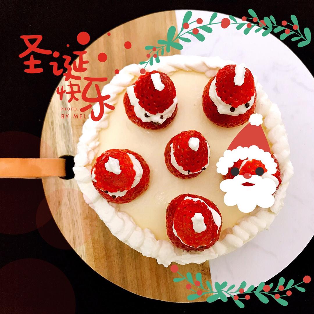 超简单的草莓芝士蛋糕